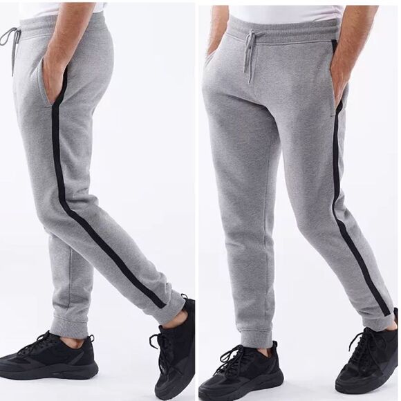 LAZER Men's Bonded Sherpa Side Stripe Joggers 2XL - Picture 8 of 16